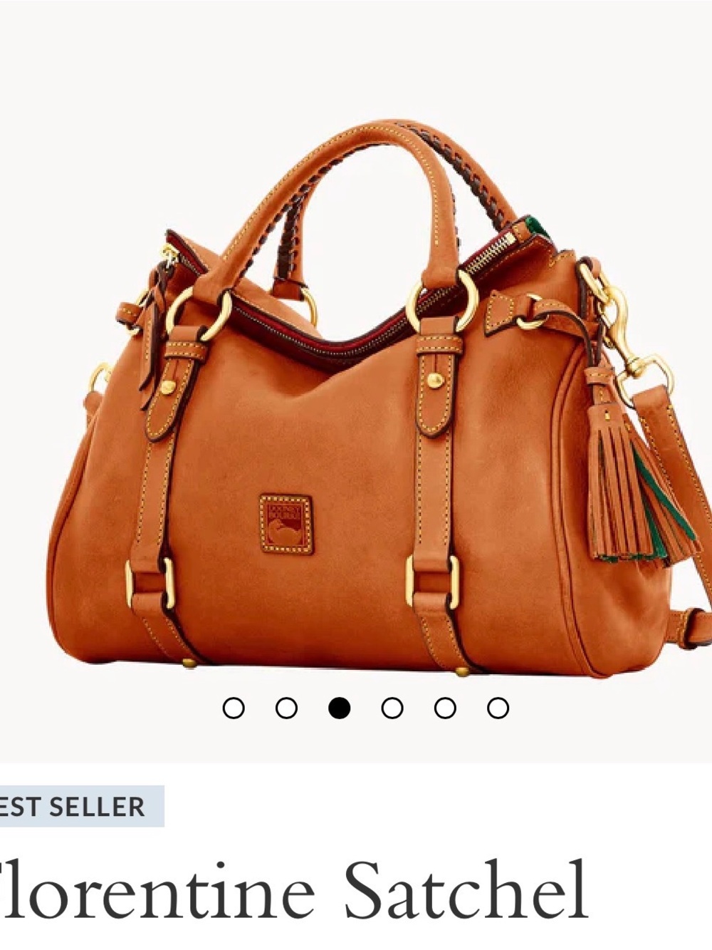 Dooney & Burke Florentine Satchel - Picture 11 of 12
